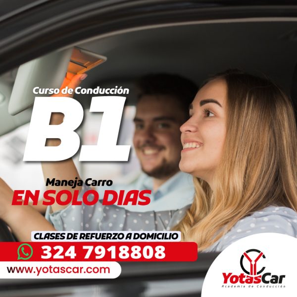 Curso de conducción B1 en Bogotá Licencia para carro